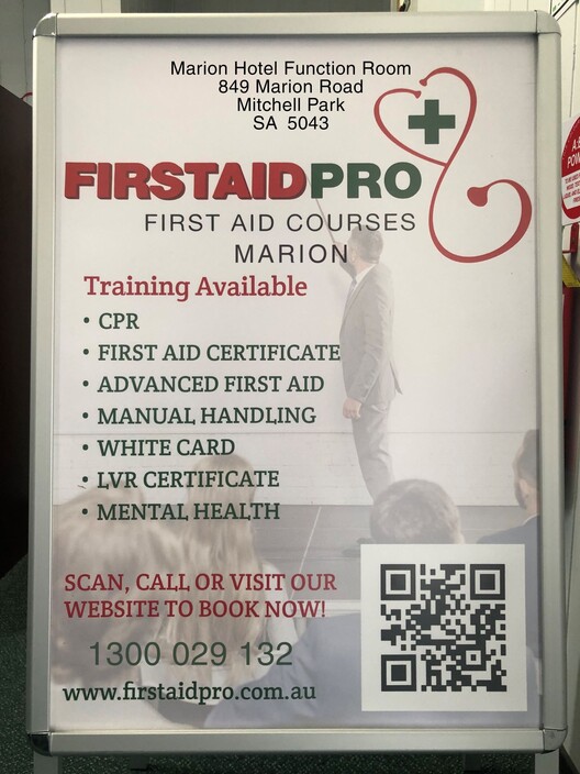 FirstAidPro - Marion Pic 1 - Marion SA FirstAidPro Courses