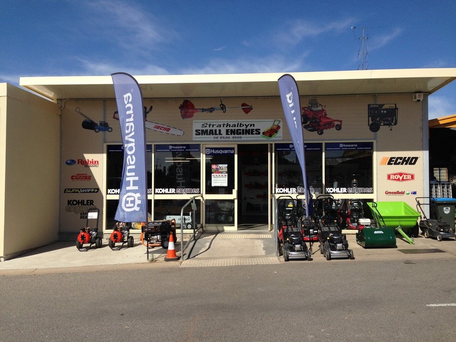 Strathalbyn Small Engines Pic 1 - Front of shop from car park side