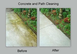 Bens Backyard Pic 5 - high pressure cleaning pathway