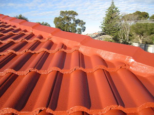 Adelaide Tile Coatings Pic 4 - After picture Roof repainted in Dulux 962 Dark Terracotta