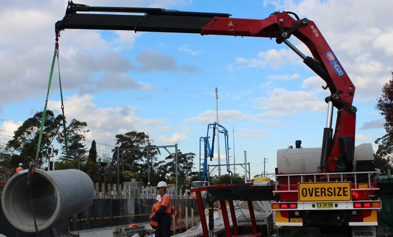 West-Trans Equipment Pic 1 - HMF Vehicle Loading Cranes Danish manufactured Vehicle Loading Cranes with sizes ranging from 05 to 80 nominal tonne metres crafted from the best high tensile steels available