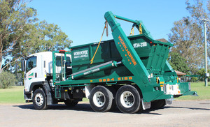 West-Trans Equipment Pic 5 - Skip Loaders Skip Loaders are manufactured in three different version Bifold Telescopic and Straight Arm available as 4 6 8 8 12 or 15 tonne capacities