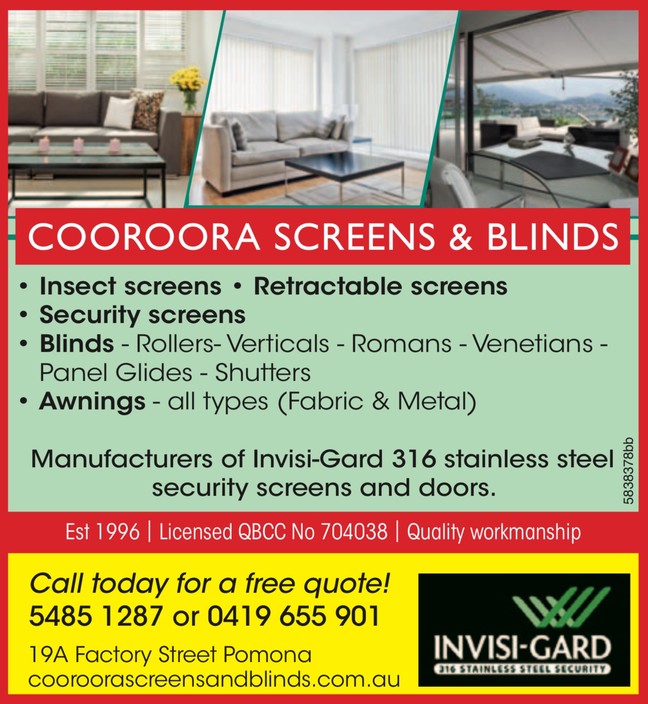 Cooroora Screens & Blinds Pic 1