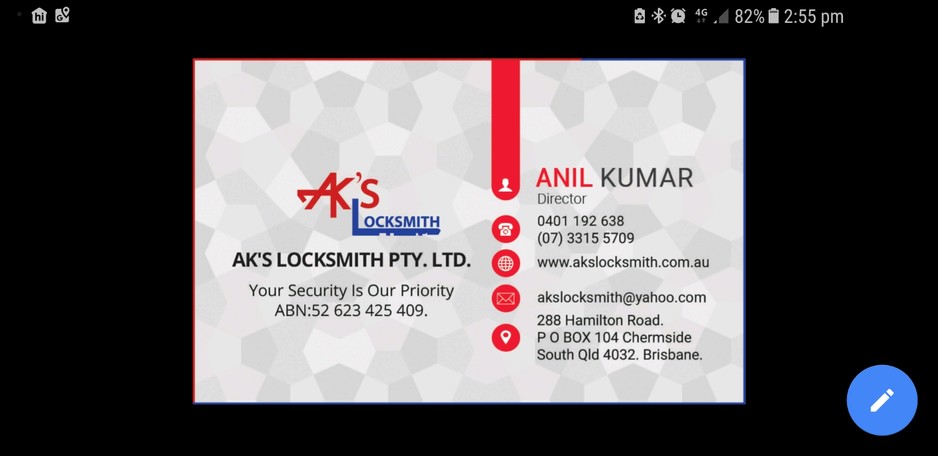 Ak's Locksmith Pic 1