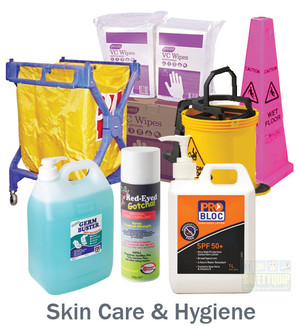 SafetyQuip Pic 2 - Skin Care Hygiene hand cleaners sunscreens wipes cleaners disposables cleaning equipment