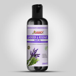 Aussica Naturals Pic 5 - Lavender Rosemary Hair Oil 100 Natural Hair Growth Hair Conditioning Hair Oil