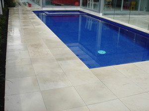 Sustainable Landscaping Pty Ltd Pic 4 - Pool Coping and Surrounding Paving