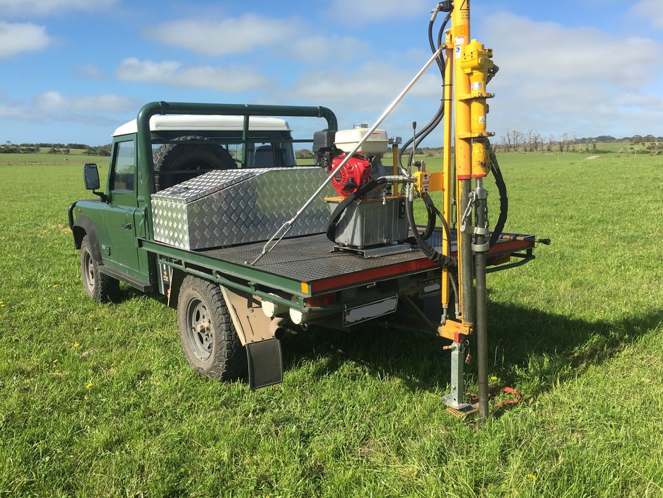 Bootstrap Environmental Services Pic 1 - Carbon Farming Bootstrap Environmental Services Hydraulic soil coring Sampling