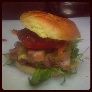 No Name Darlinghurst Pic 4 - Pork burger with hand cut chips