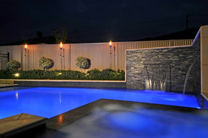 Boardwalk Pools Pic 5 - concrete pool spa in Southern River Waterblade Duraquartz