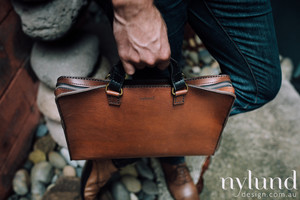 Nylund Design Pic 4 - handcrafted leather briefcase