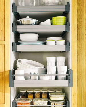 Organised Chaos Pic 2 - An organised functional kitchen cupboard