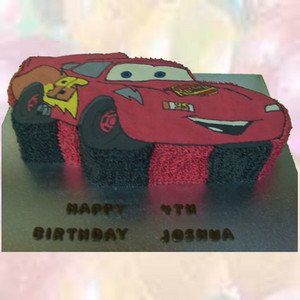 Fantasy Goodies - Cake Decorator Pic 2 - lightning mcqueen shaped cake