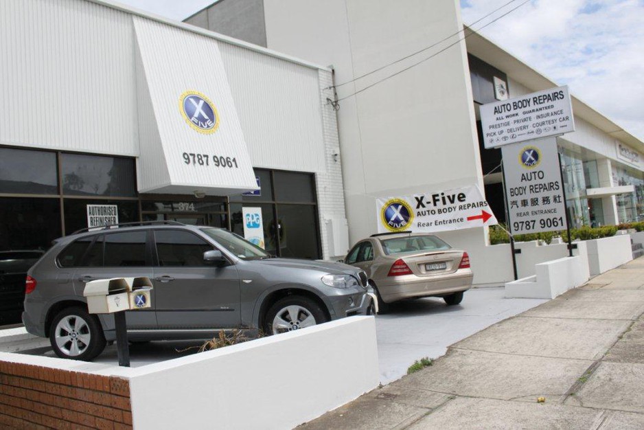 X Five Auto Body Repairs Pic 1 - Front view Canterbury Rd