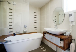 Willows Motel Goulburn Pic 5 - Executive Two Room Suite Bathroom