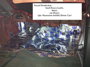 Awesome Installs Pic 4 - sound deadening