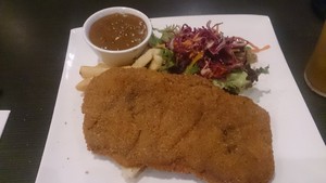 London Tavern Pic 3 - My big schnitzel for lunch