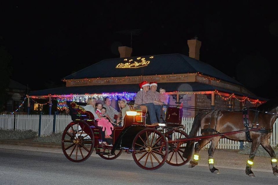 Carriage of Occasion Pic 1 - Christmas light tour with Cosi south aussie with Cosi and family