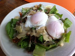 Cafe Lillies On The Park Pic 4 - Caesar salad the egg goo factor was just perfect