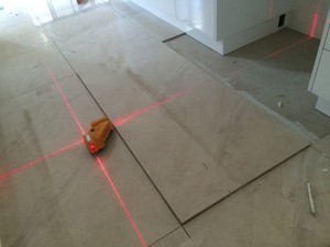 Unique Tiling Solutions Pic 4 - Laser setting out accuracy within 1 mm