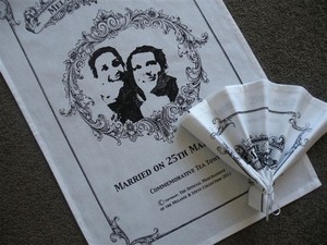 Tea Towel Keepsakes Pic 4 - Wedding Bomboniere