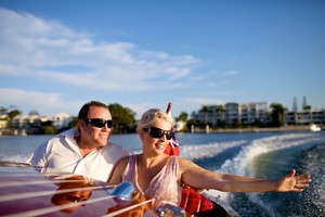 Noosa Dreamboats Pic 5 - Noosa River cruises on a classic wooden boat