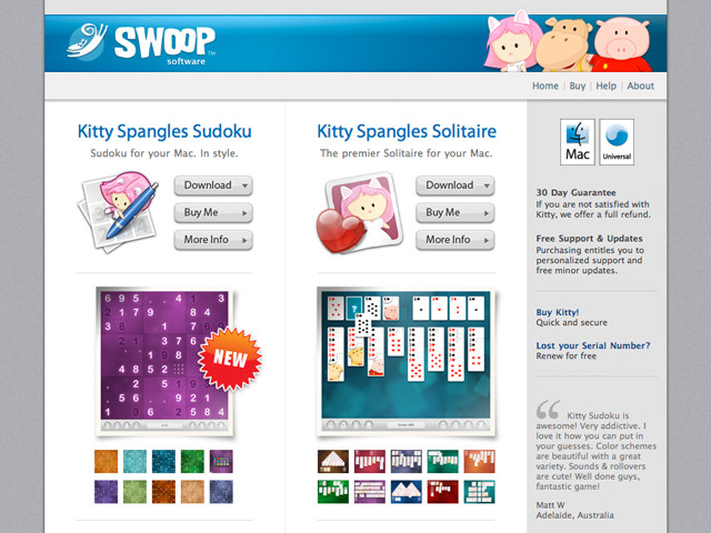 Swoop Software Pic 1 - Swoop Software Website