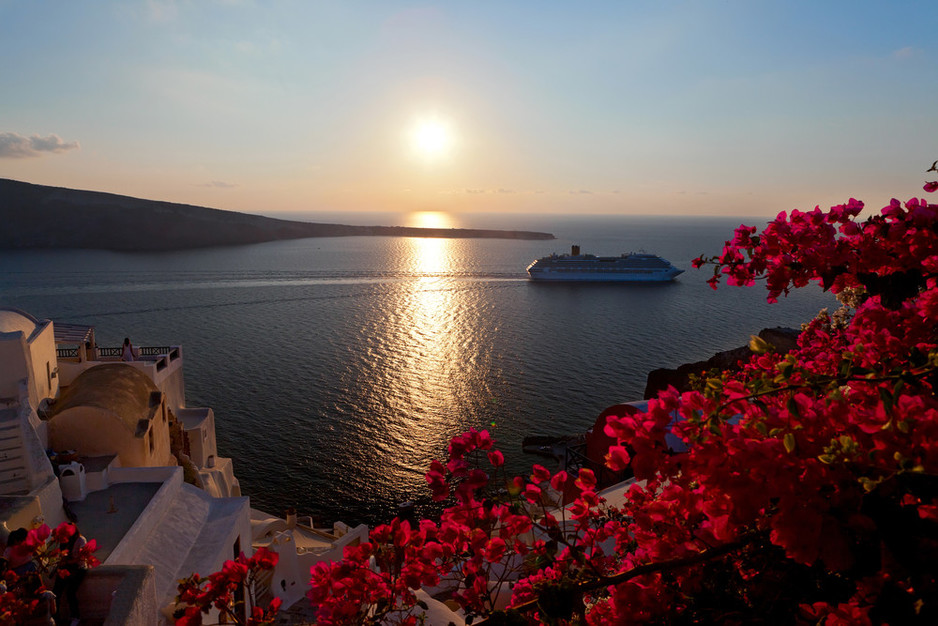 Above & Beyond Travel Pic 2 - Santorini Sunset Greek Islands