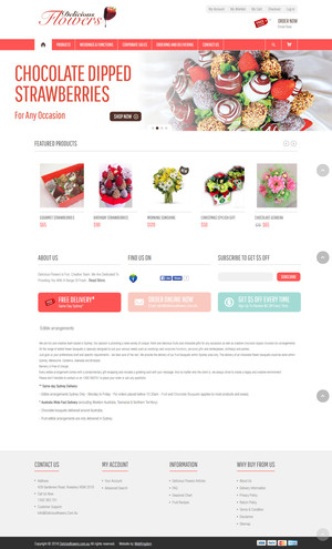 Webkingdom Pic 4 - Delicious Flowers eCommerce Website devopment Magento