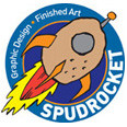 Spudrocket Pic 1 - spudrocket graphic design and finished art