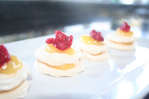 Salt of the Earth Catering Pic 4 - Lemon Raspberry Meringue Stacks