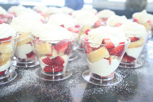 Salt of the Earth Catering Pic 2 - Strawberry Cream Trifles