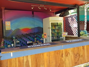 El Guapo Cantina Pic 4 - Outdoor bar and courtyard for a weekend session