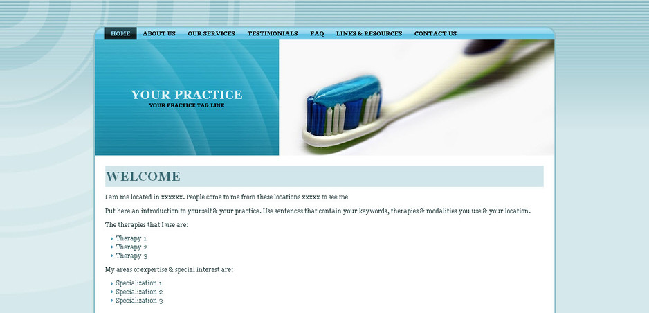 Wellsites Pic 1 - dental website design