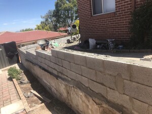 Austech Cement Concrete Repairs Pic 5 - Retaining Walls 90 metres