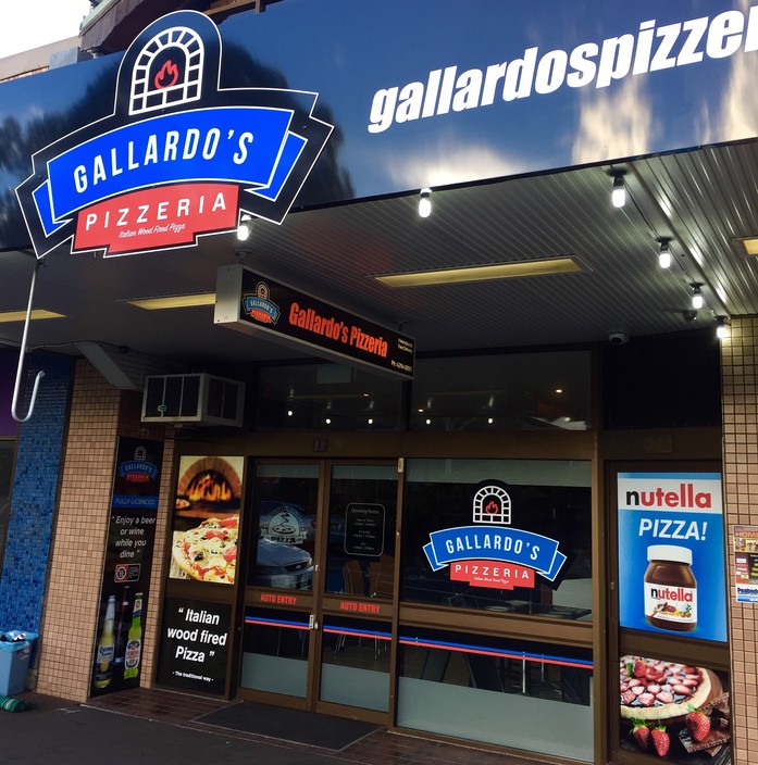 Proform Projects Pic 1 - Gallardos Pizza Helensburg Illawarra Shop Front Signage Window Graphics