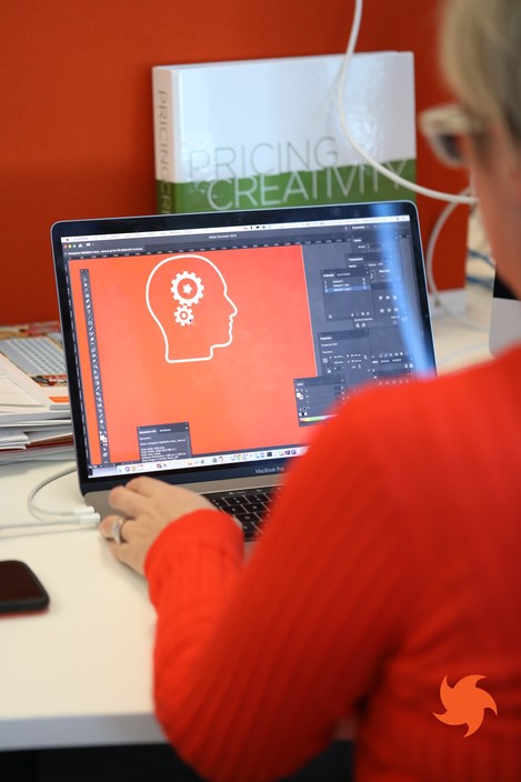 Tamlyn Creative Pic 1 - Designing website at Tamlyn Creative Office in Oran Park