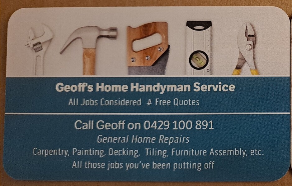 Geoff's Home Handyman Service Pic 1