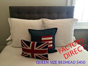 Bed Head Factory Pic 2 - AUSTRALIAN MADE hundreds of fabrics to choose from DOUBLE SIZE BEDHEAD 420 QUEEN SIZE BEDHEAD 450 KING SIZE BEDHEAD 480 KING SINGLE BEDHEAD 390