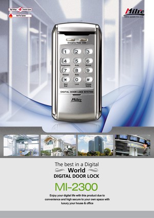 DIGI DOORLOCKS Pic 5 - milre 2300 model