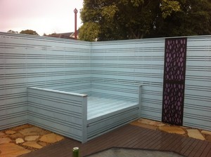 Hopkins Constructions Pic 2 - Cladded sunbed and feature wall