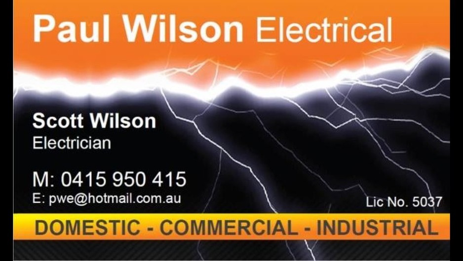 Paul Wilson Electrical Pic 1