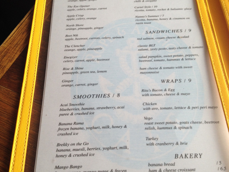 The Rope and Anchor Pic 1 - Healthy menu