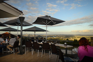 Kuta Cafe Pic 2 - The terrace is a great spot to watch the sun set over Brisbane