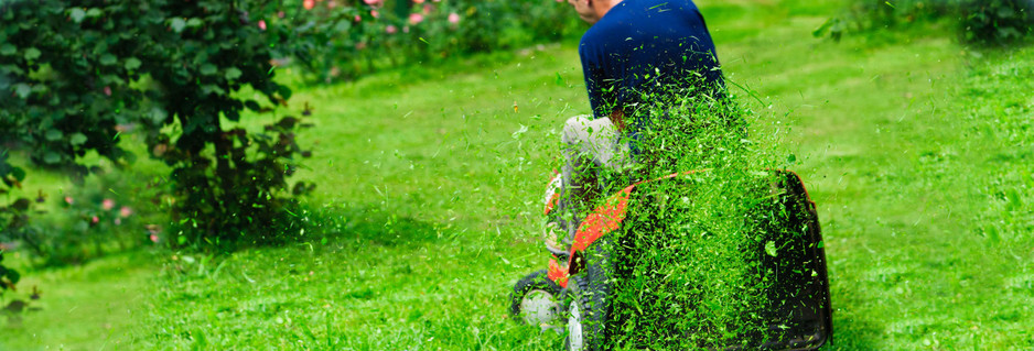 The Upper Cut Lawn Service Pic 1 - Lawn mowing with one of our ride on mowers