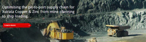 SolveIT Software Pic 3 - Optimising the pittoport supply chain for Xstrata Copper Zinc from mine planning to ship loading