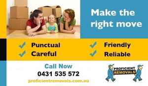 Proficient Removals Pic 3 - Happy family