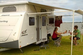 Victorian Caravan Hire Pic 2 - Jayco Sterling Poptop Ensuite