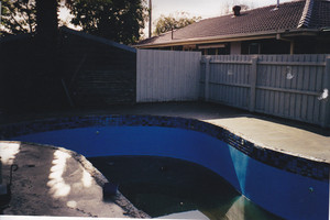 Let Me Fix It Home Maintenance Pic 2 - Outside Pool Area Before