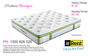 Mattress Boutique Pic 3 - Euphoria Gel Infusion super comfortable with small weekly rental payments so you can have it now